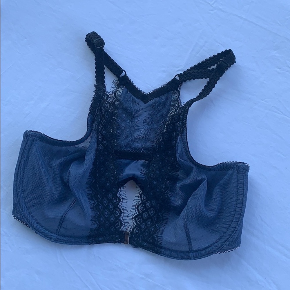 Venus-Lace racer-back front closure bra-34D